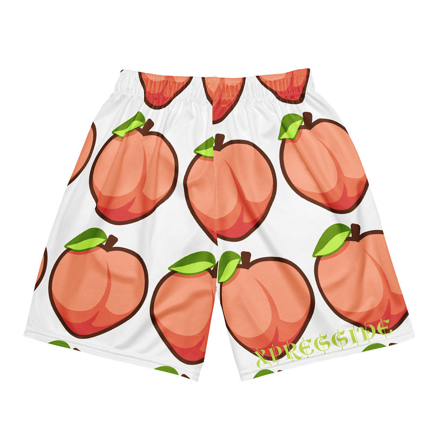 Y2K 2 MUCH PEACH HERS SHORTS PINK (FRONT & BACK DESIGN) product image (2)