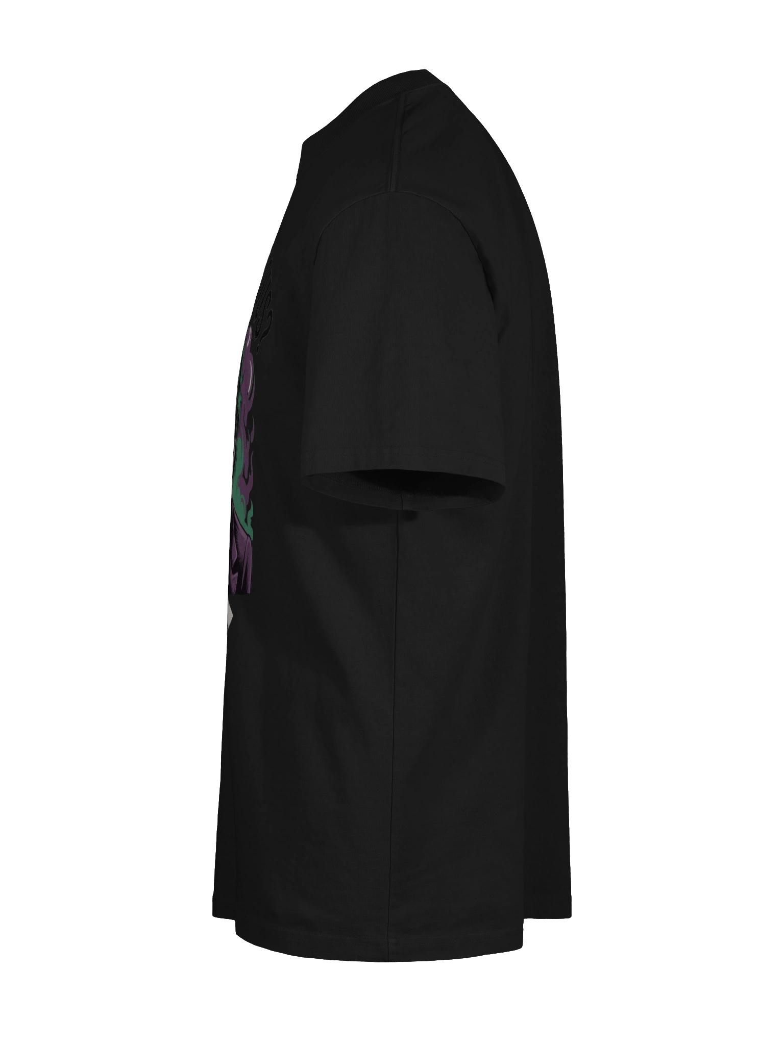 Why So Serious: Joker Veiled Vapour Oversized Faded Unisex T-Shirt product image (10)