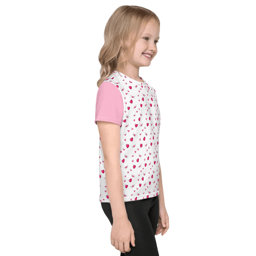 Hearts a Flutter Kids All-Over Print T-Shirt product image (4)