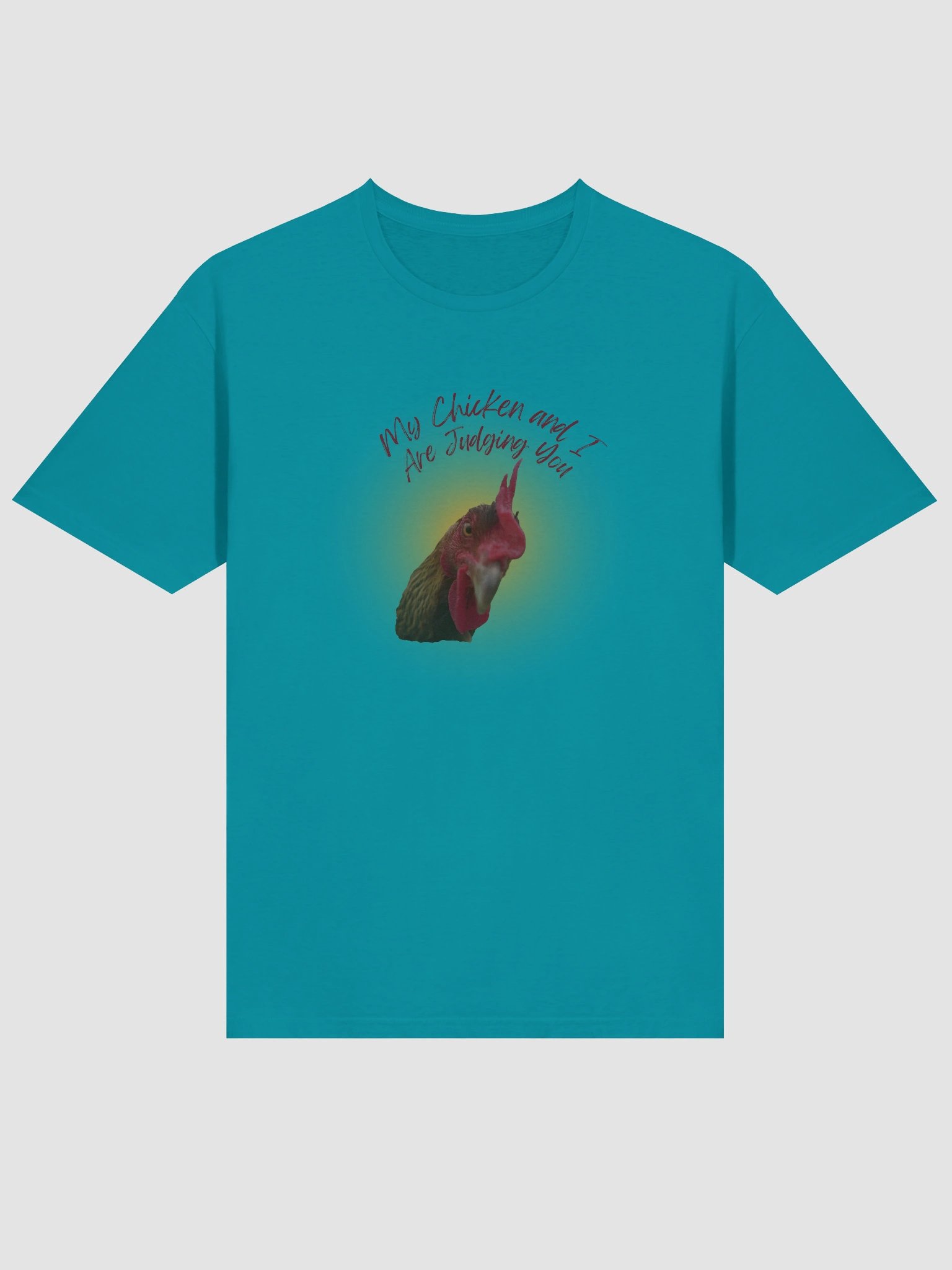 Judgmental Chicken Unisex T-Shirt product image (44)