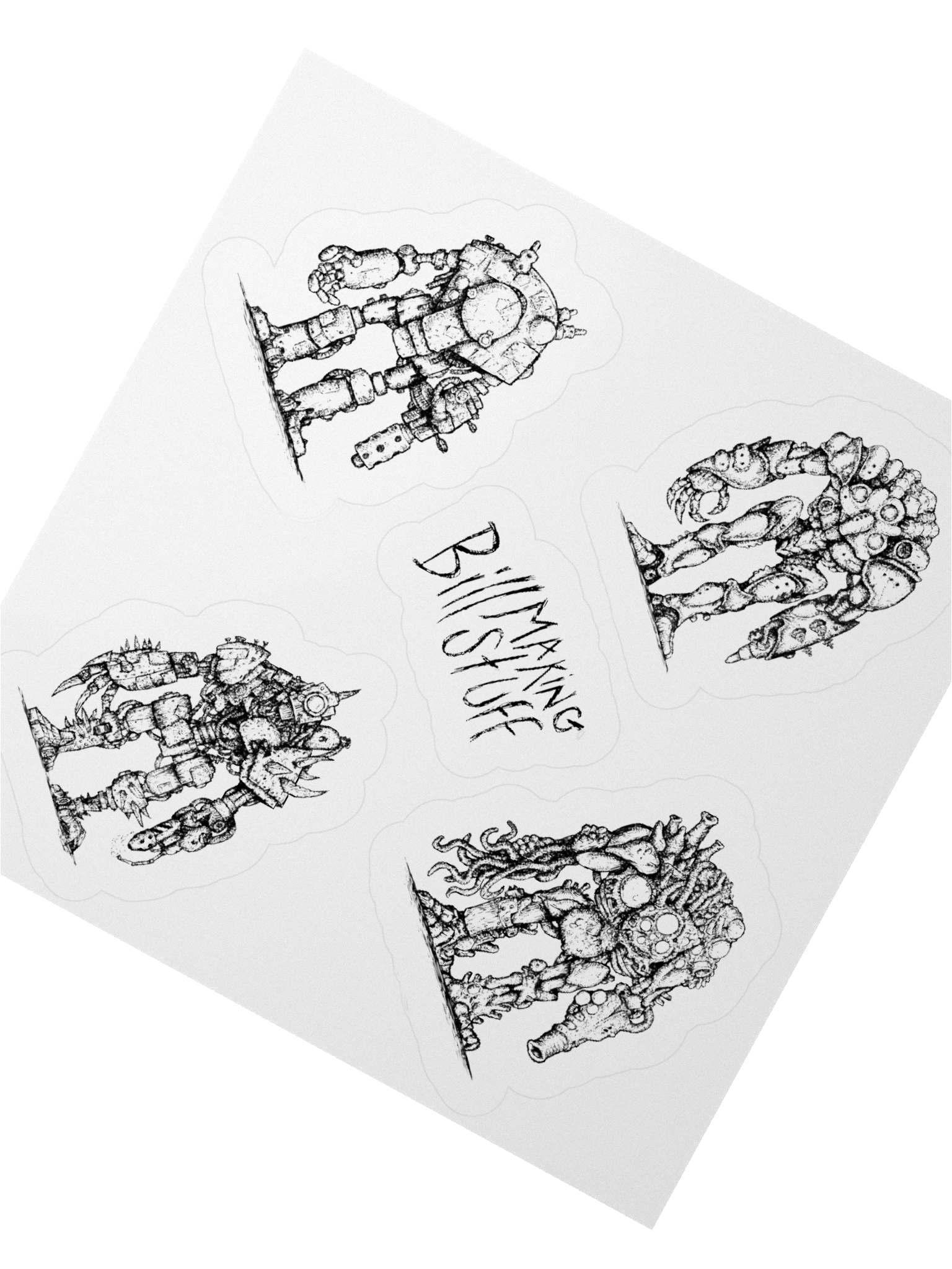 Bill Making Stuff Vinyl Sticker Set 2 product image (2)