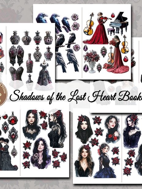 Shadows of the Lost Heart Ephemera Booklet - Dark Gothic Digital Download product image (2)