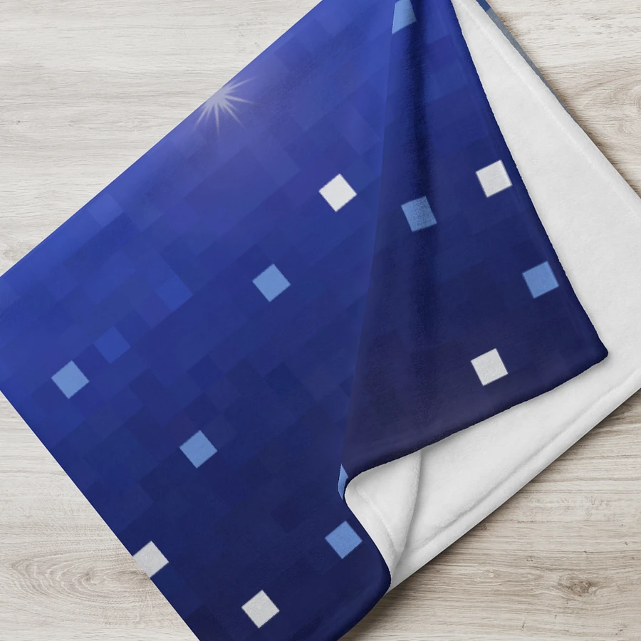 Blue Square Confetti Throw Blanket product image (17)