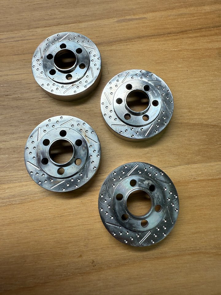 SSD RC Steel Brake Rotor Weights - Set of 4 product image (1)