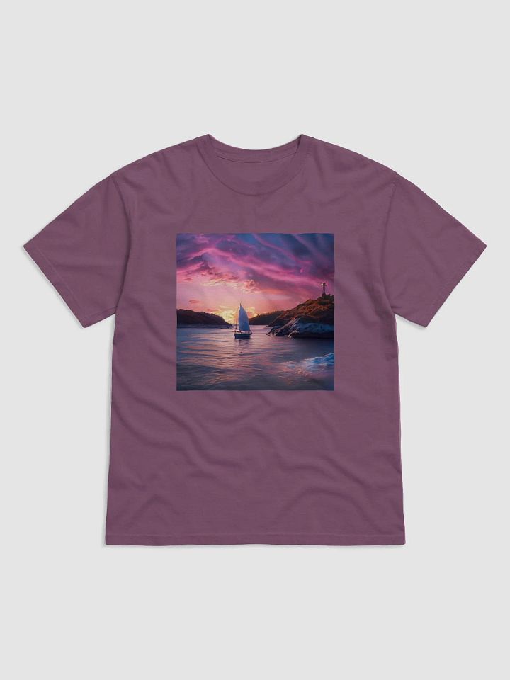 Chase Dreams on the Horizon: Sunset Sail T-Shirt product image (8)