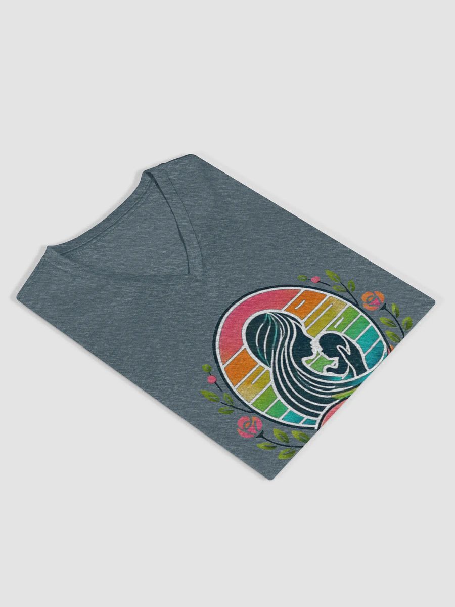 Mother's Love Silhouette V-Neck Tee product image (10)