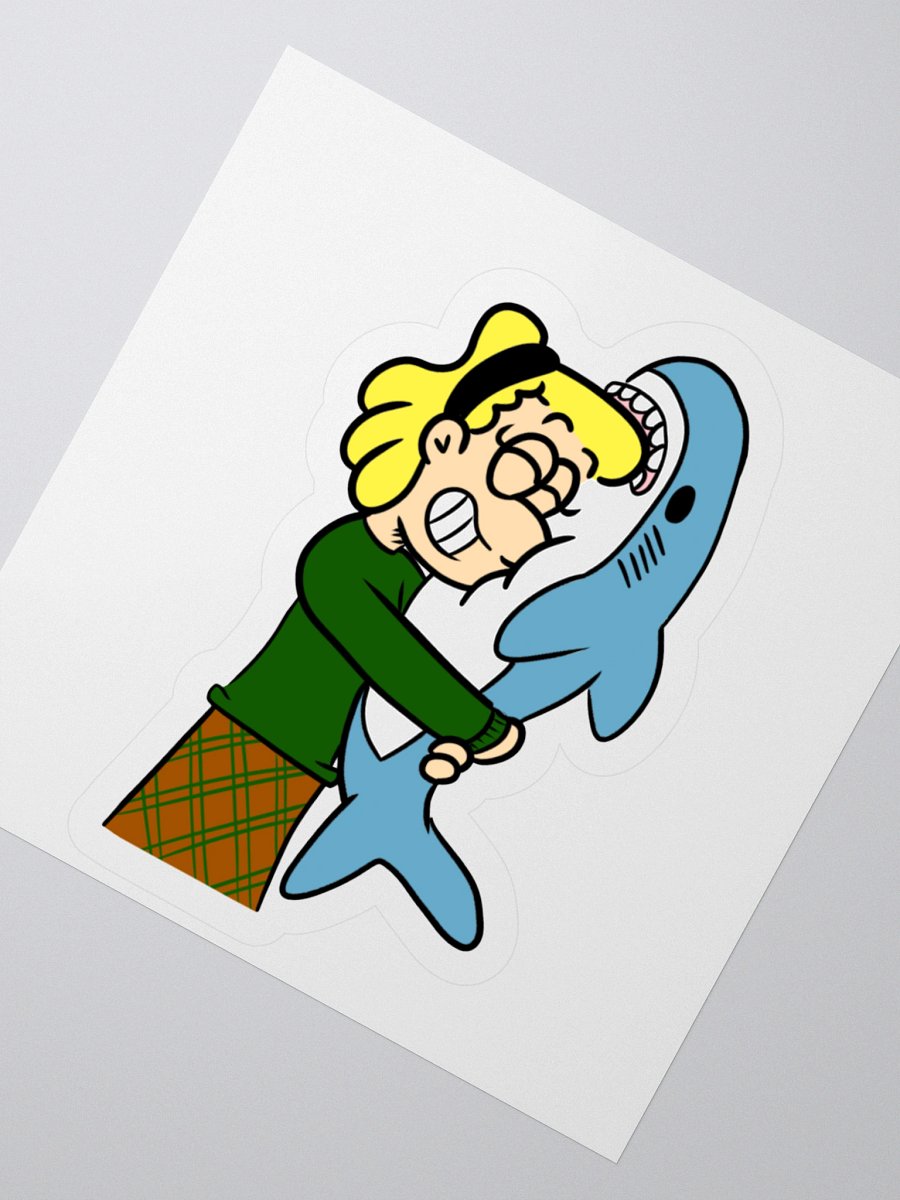 Tiff and Blahaj Sticker product image (5)