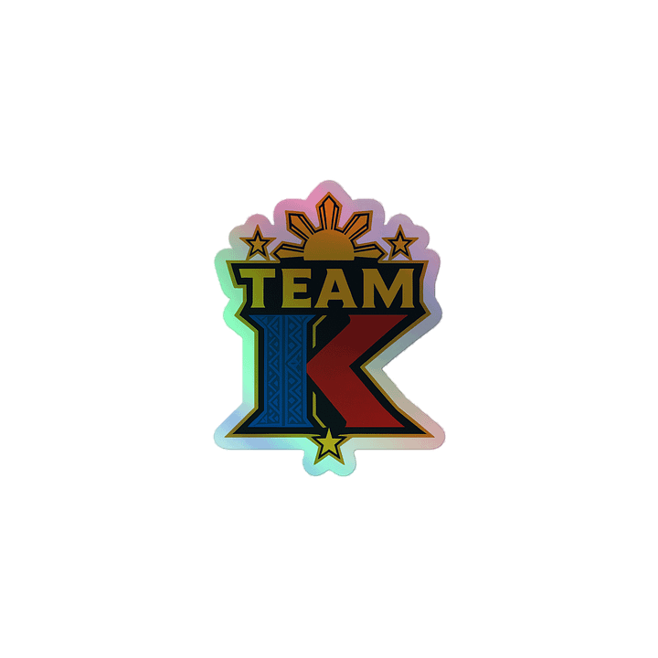 Team K Philippines HOLOGRAPHIC" STICKERS product image (1)