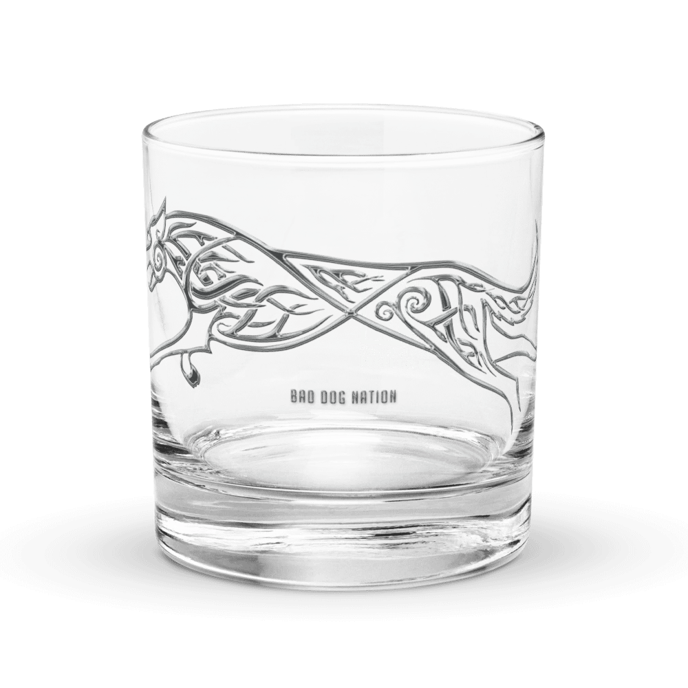 Chrome Malinois - Whiskey Rocks Glass product image (1)