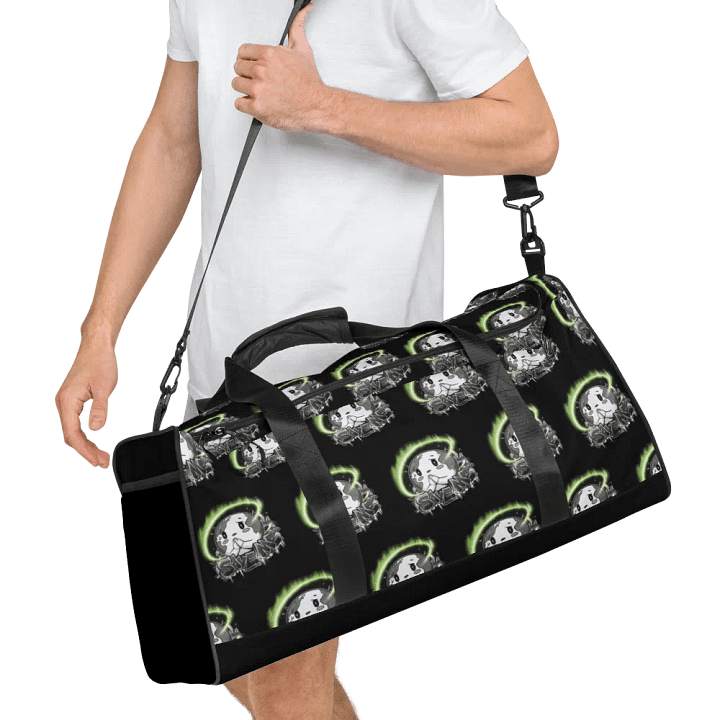 Save Me: A Plea from Planet Earth Black Duffle Bag 🌍 product image (1)
