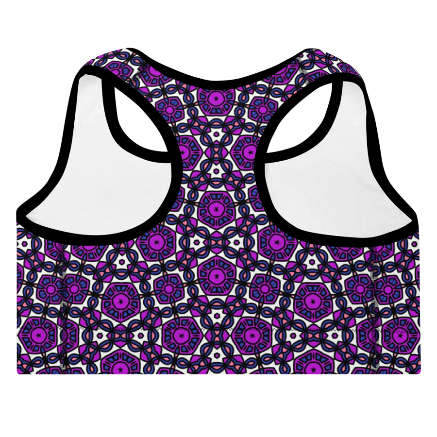 Gender Fluid Abstract (1) - Padded Sports Bra product image (4)