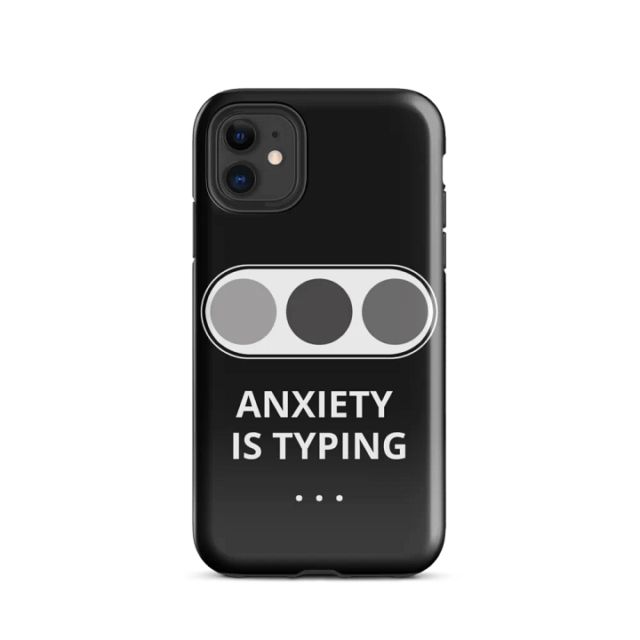 Apple anxiety is typing phone case product image (47)