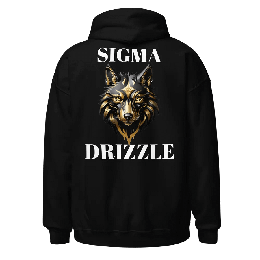 SIGMA DRIZZLE WOLF HOODIE (BLACK) product image (1)