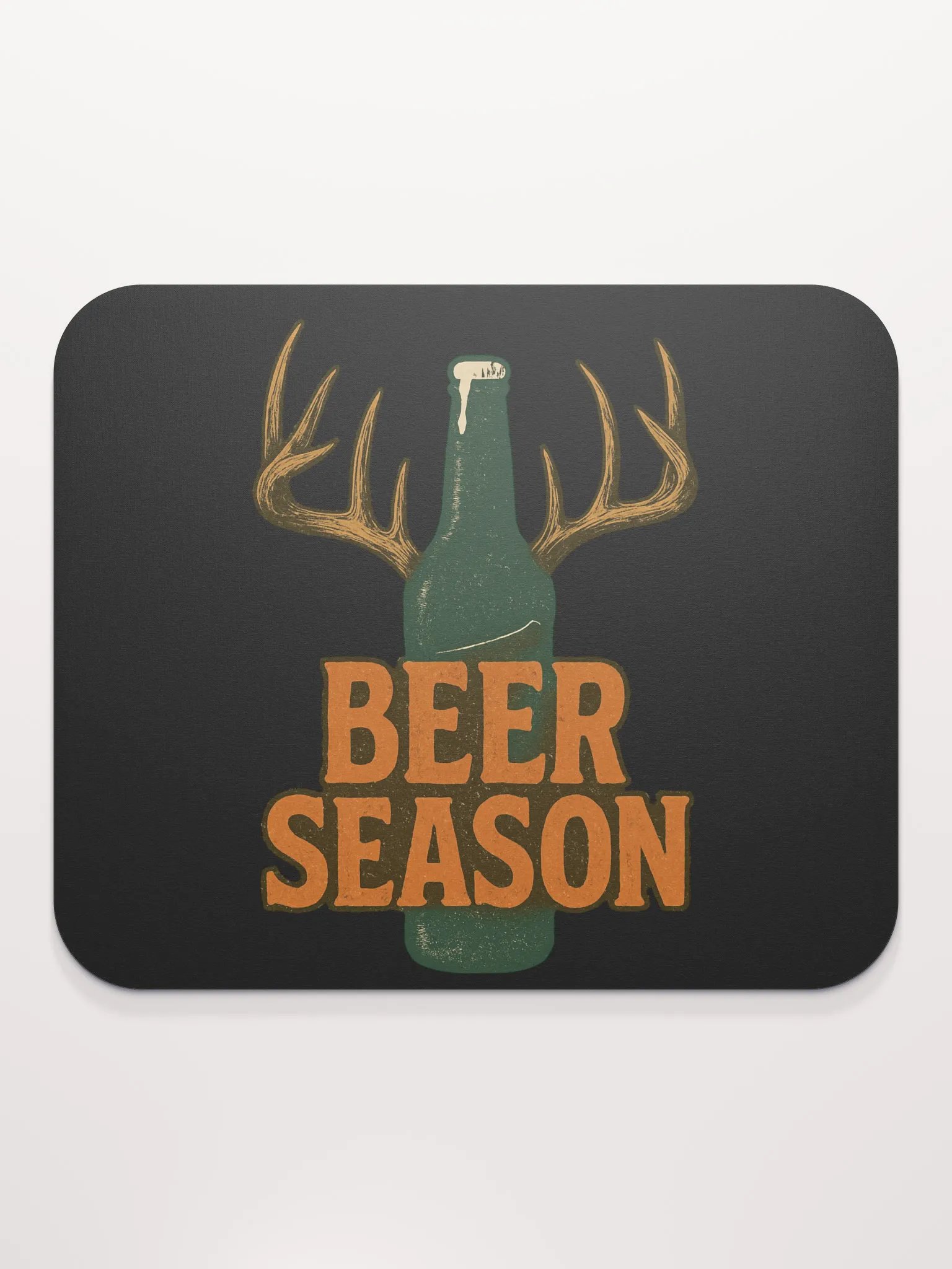 Beer Season Mouse Pad – Funny Vintage Outdoor Desk Decor product image (2)
