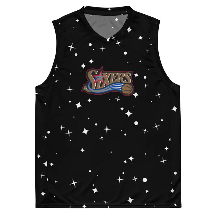 Revolutionary 76ers All-Over Basketball Jersey product image (2)