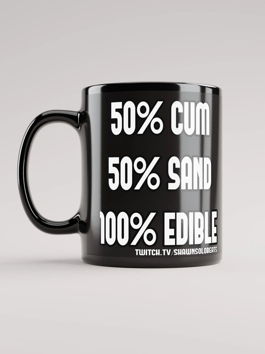 Cum Sand Black Glossy Mug product image (6)