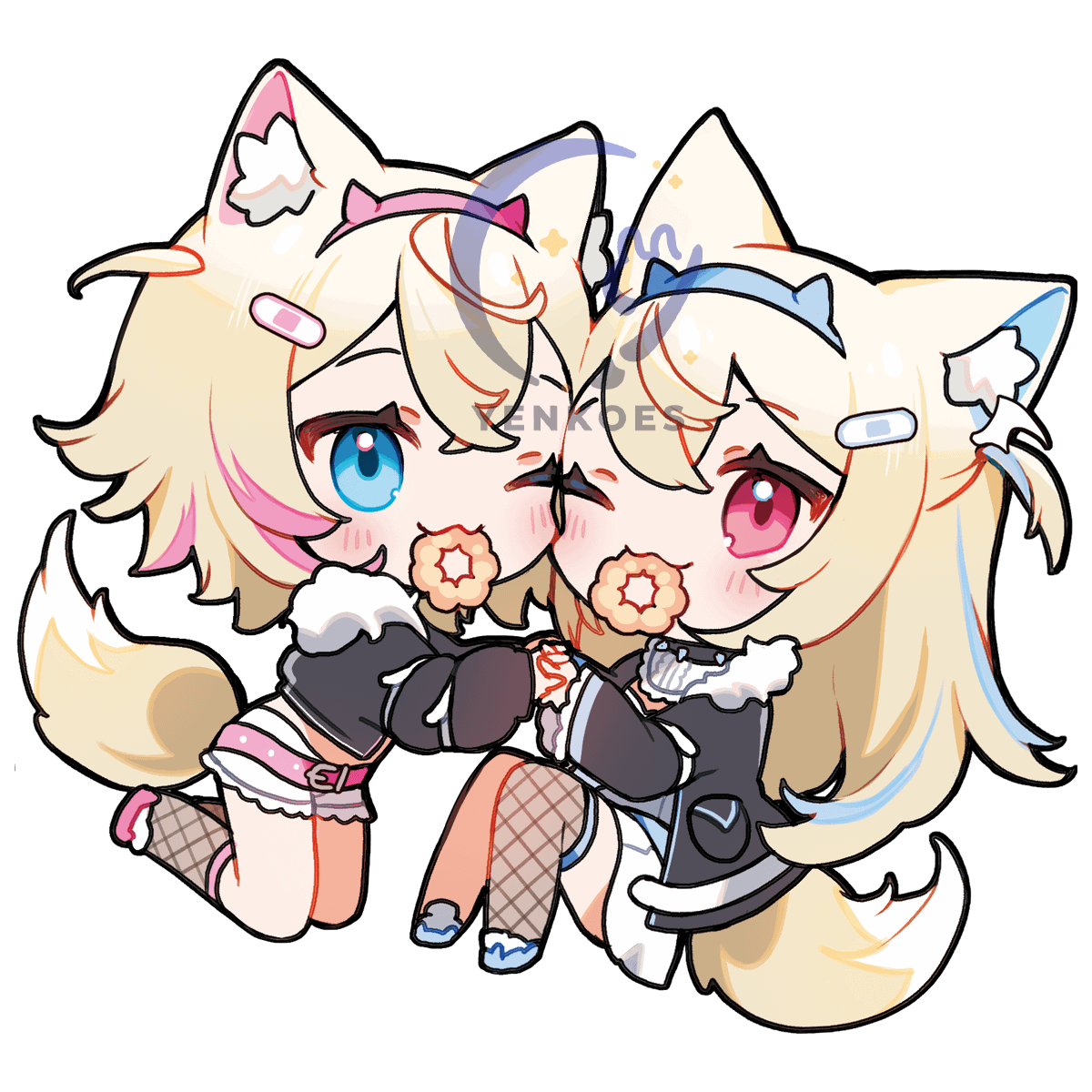 FuwaMoco Keychain [PREORDER] product image (2)