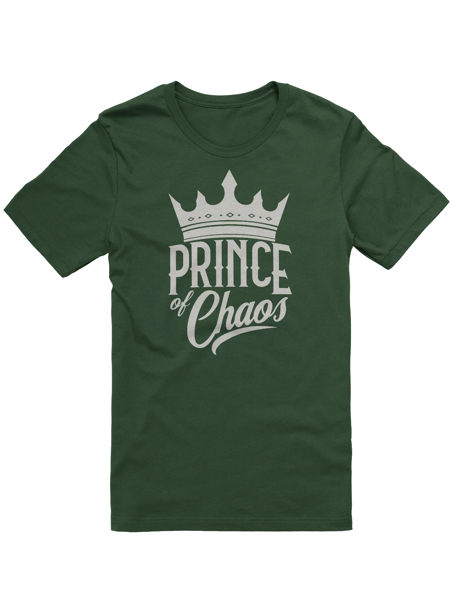 Prince of Chaos Tshirt (Cream Text) product image (1)