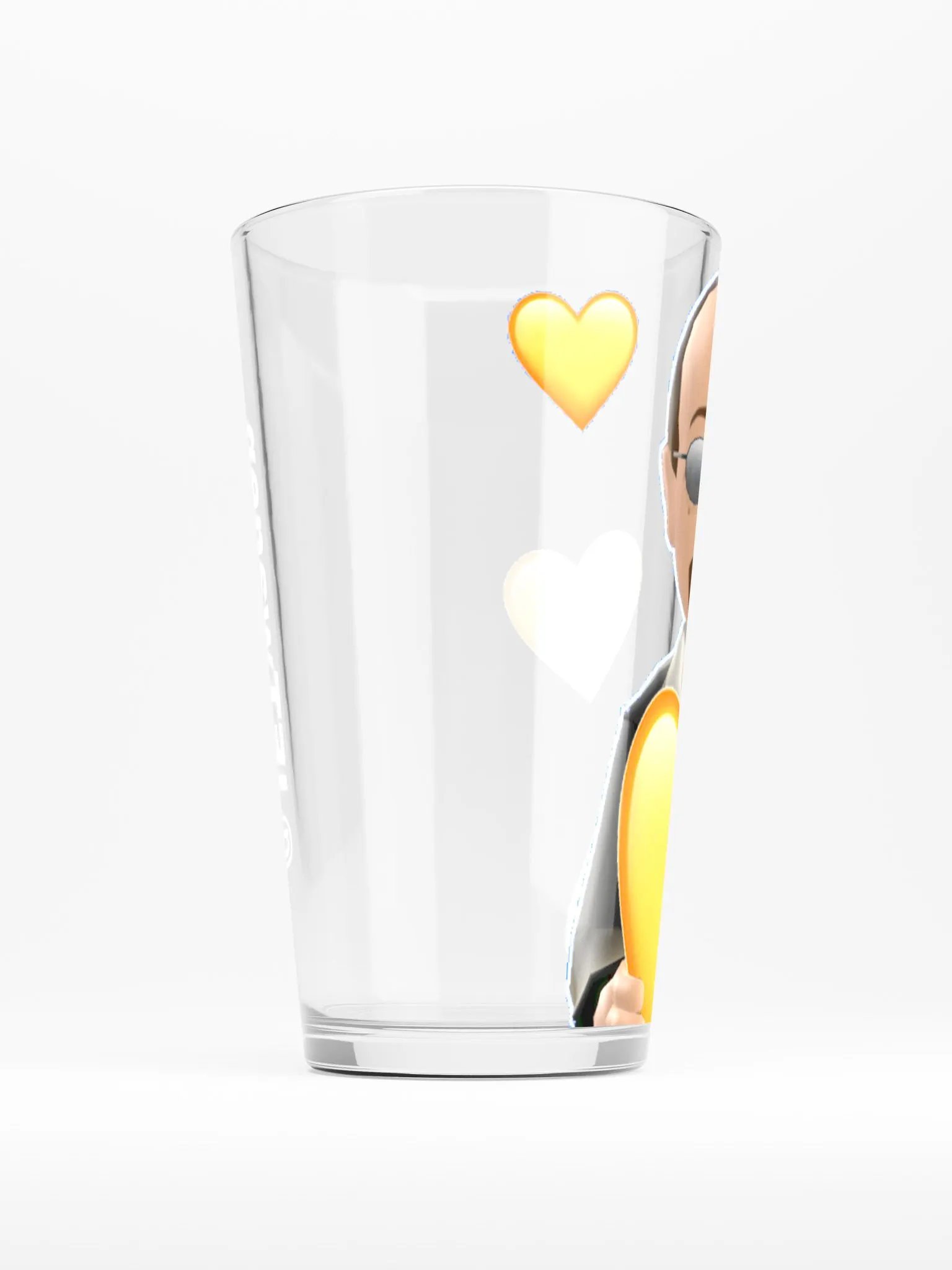 Hearts Emote - Pint Glass product image (2)