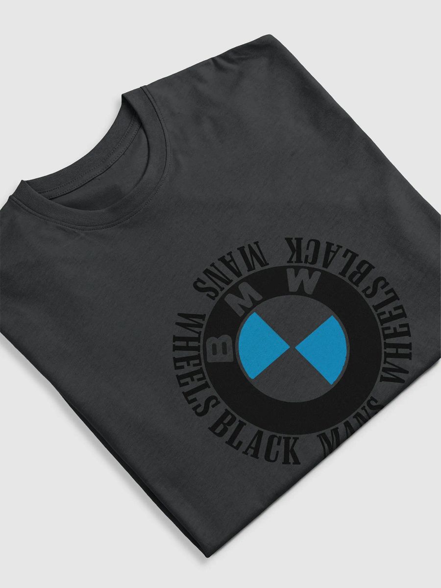Black Mans Wheels | Premium Heavyweight Tee product image (5)
