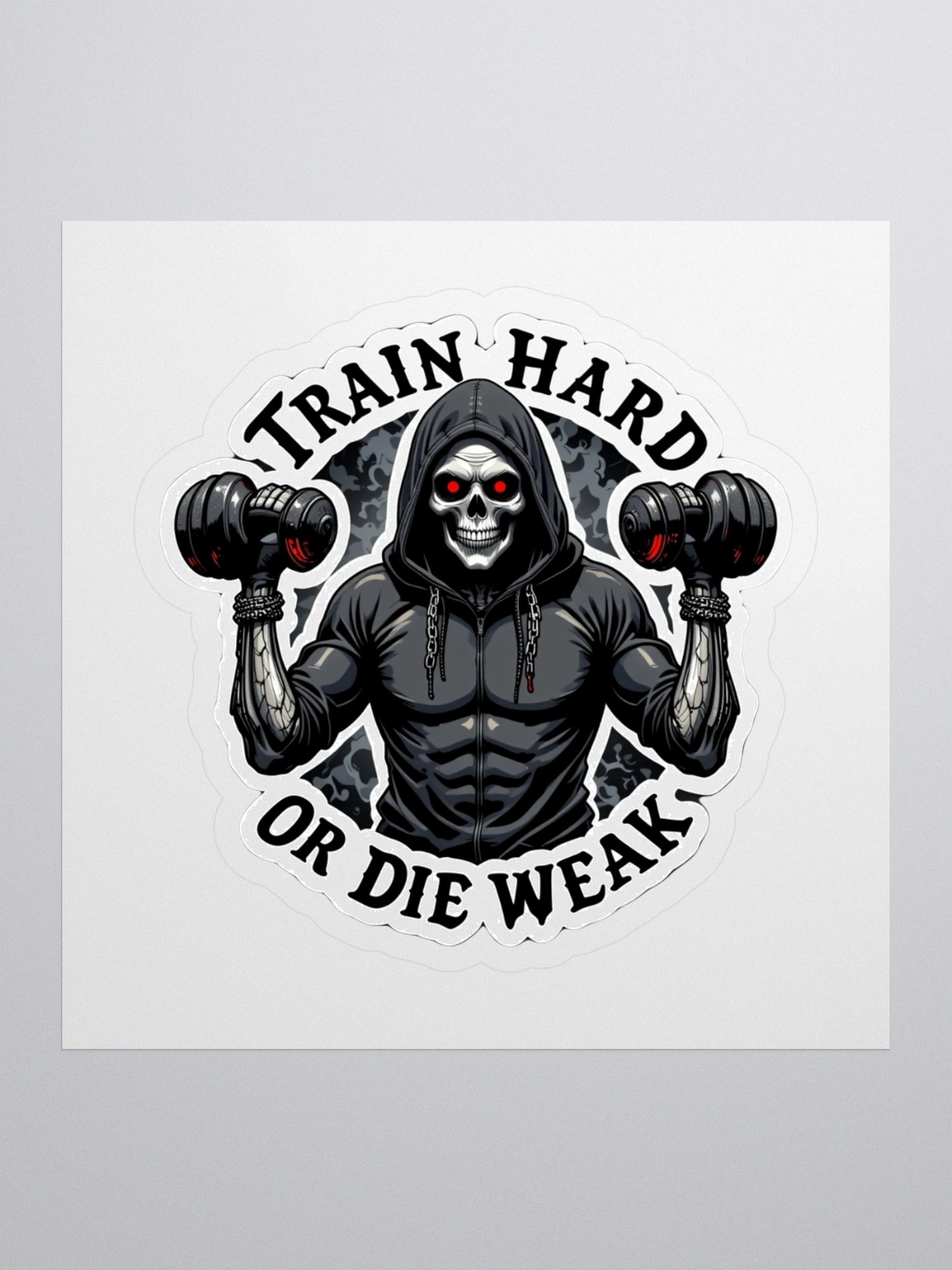 Muscle Skeleton Gym Stickers product image (1)