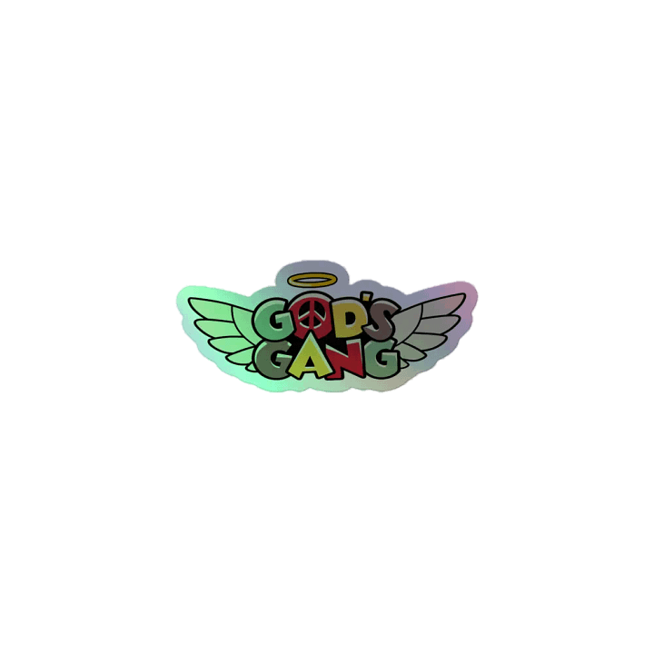 God's Gang Holographic Sticker product image (1)