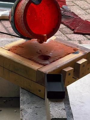 #sandcasting #melting #belgium 