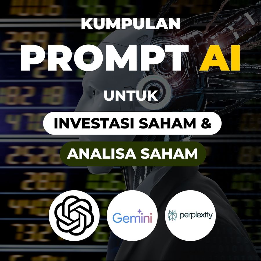 [E-BOOK] Kumpulan Prompt AI untuk Investasi Saham di Era AI !! product image (1)