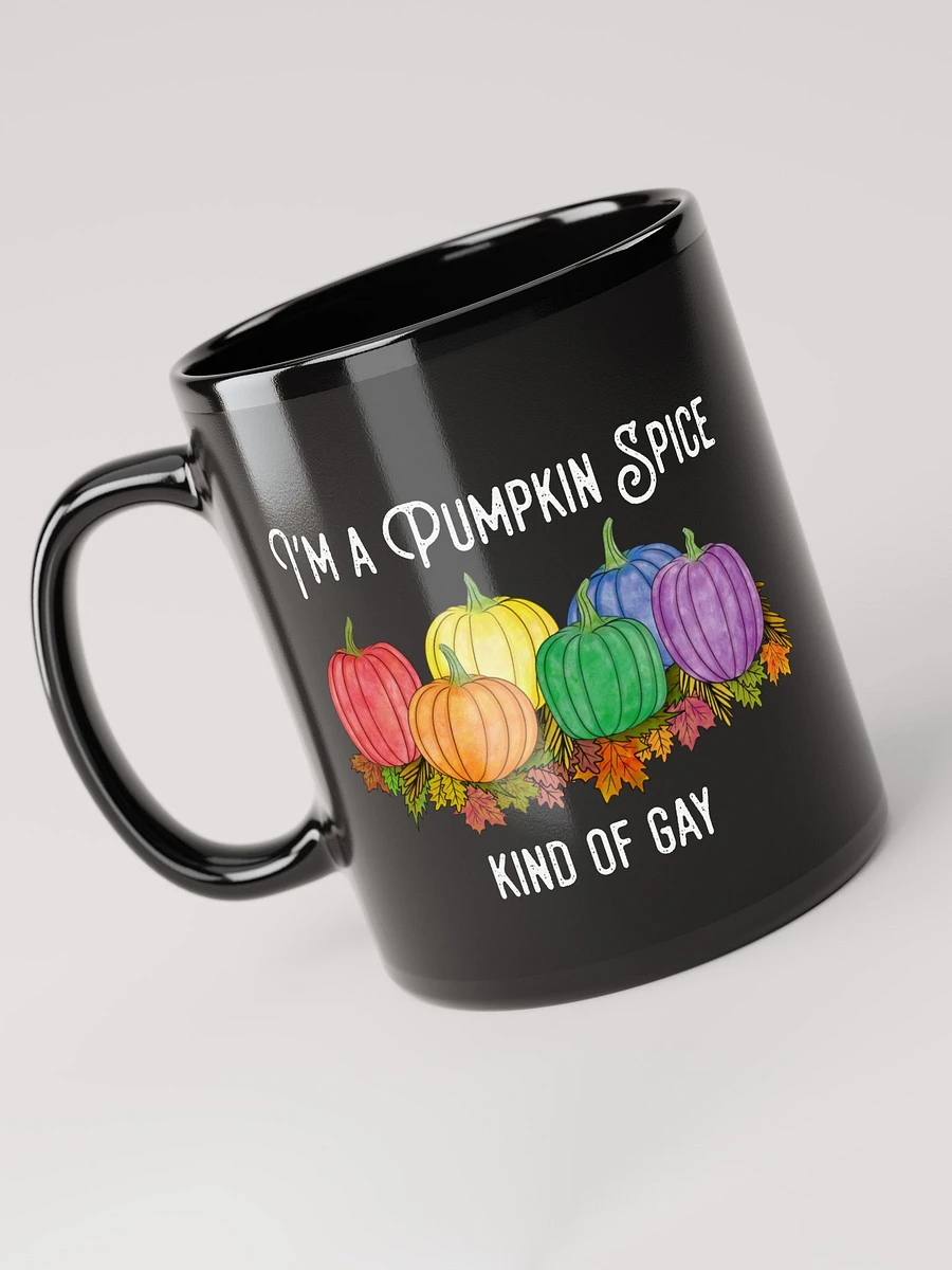 Pumpkin Spice Gay - Black Mug product image (3)