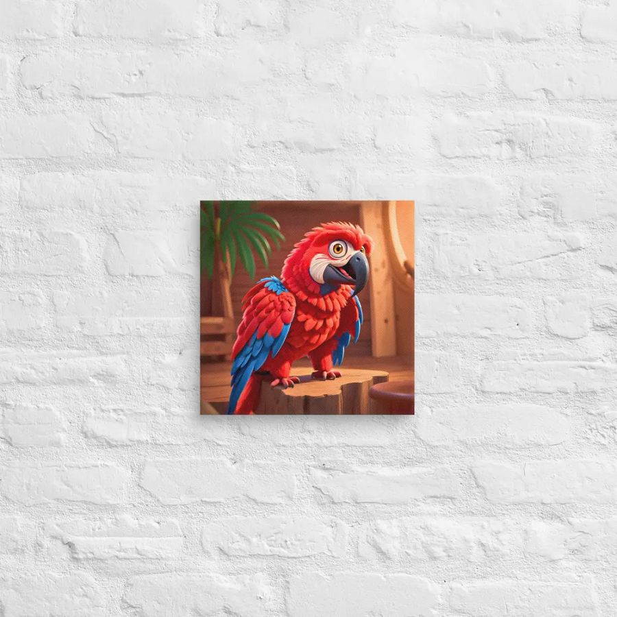 Endangered Species - Mexico - Scarlet Macaw Canvas Art product image (12)