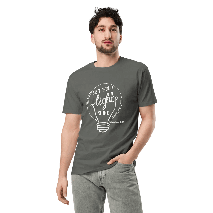 Let your light shine Unisex Tee product image (4)