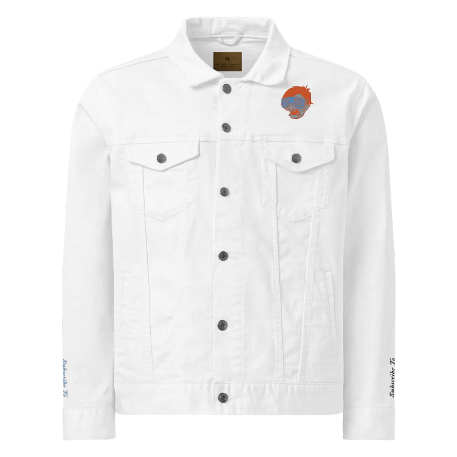 VastLaber Denim Jacket (White) product image (1)