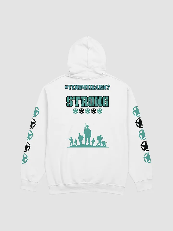 #TeNN4OURARMY Hoodie -Teal & Black product image (6)