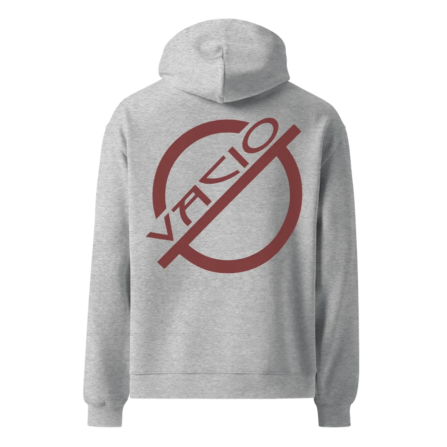 VACIO {NULL} Logo Relaxed Fit Hoodie (RED) product image (1)