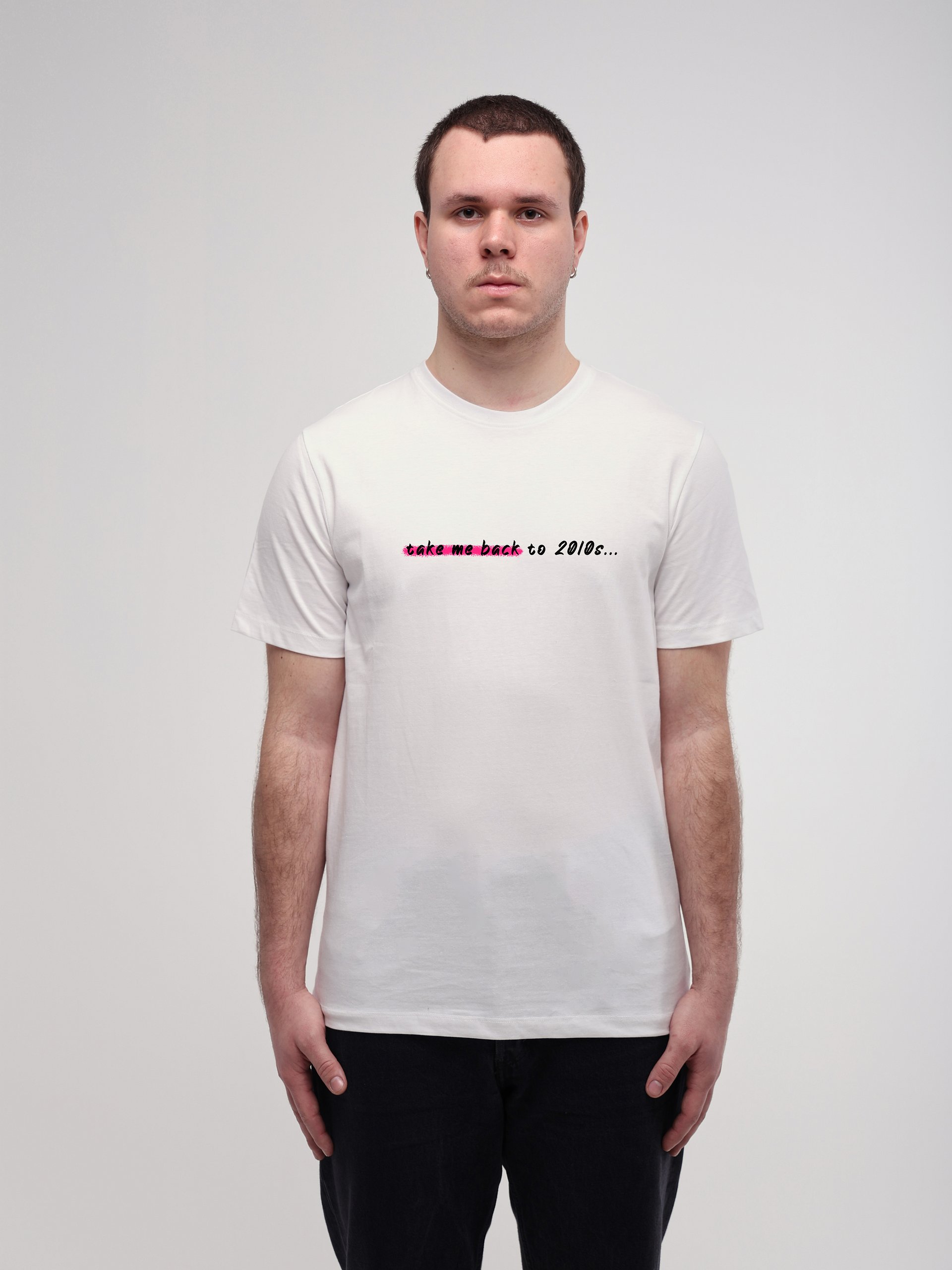 Take Me Back to 2010s Roseate T-Shirt (White) product image (1)
