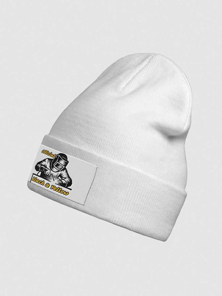 Official Black & Yellow Welding Steel Beanie product image (2)