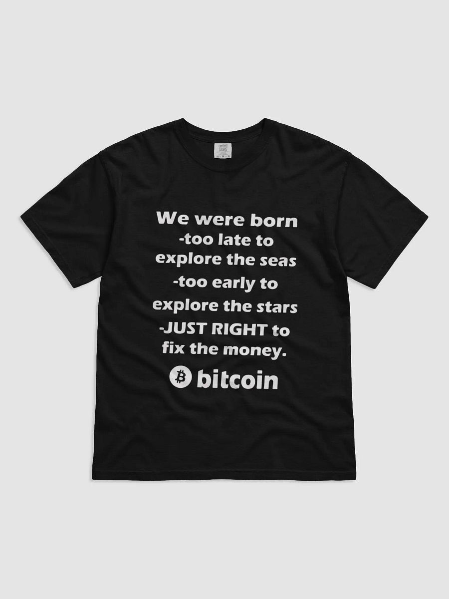 We were born too late to explore the seas too early to explore the stars shirt product image (1)