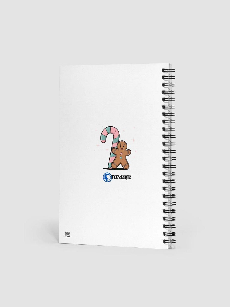 Festive Candy Cane & Gingerbread Holiday Collection Notebook product image (2)