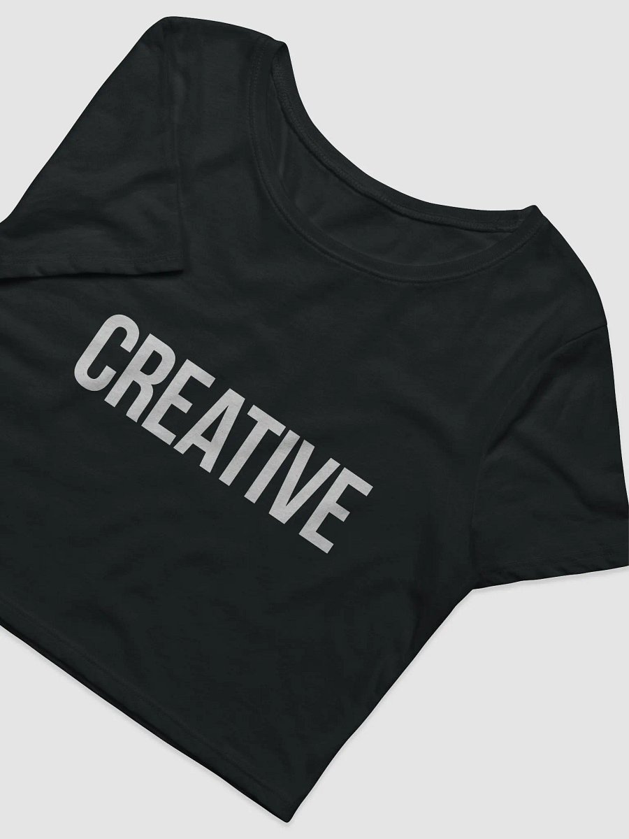CartyCrew - Creative Cropped Black T product image (3)
