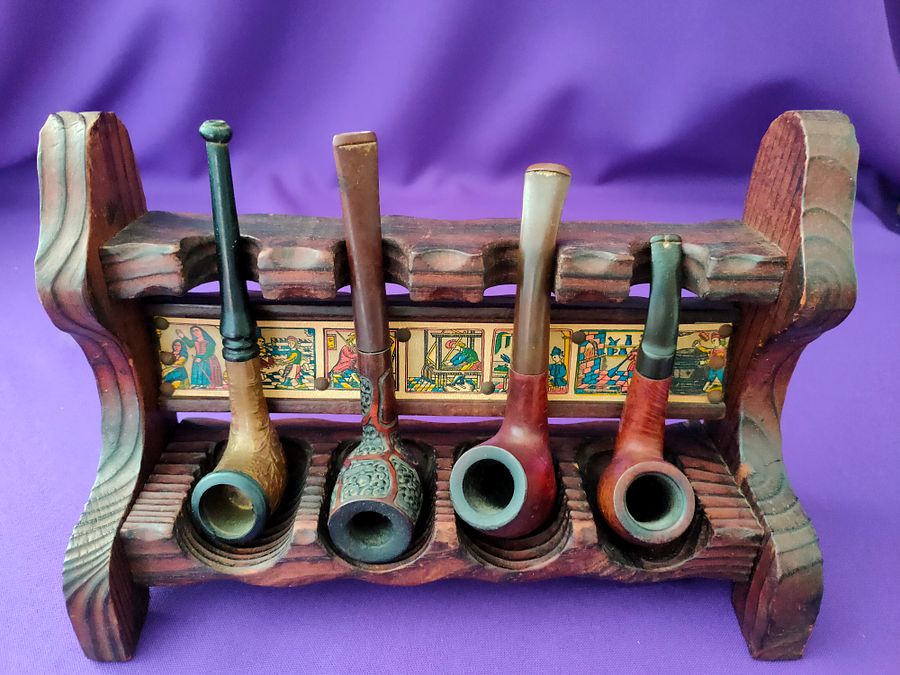 Suporte com cachimbos vintage product image (3)