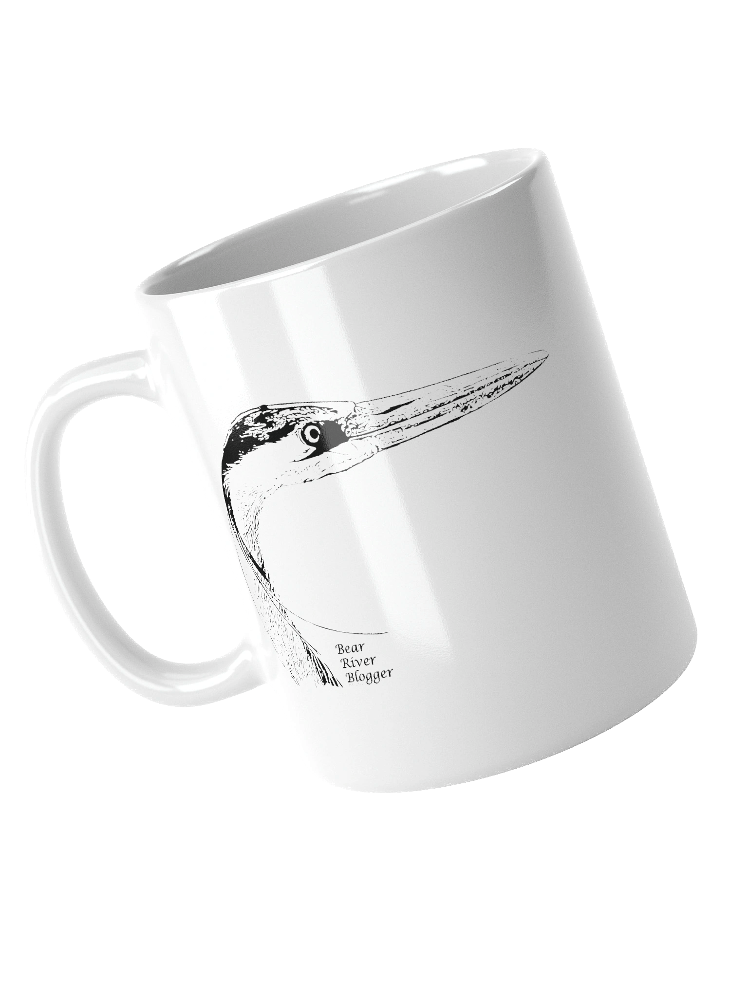 Great Blue Heron Birdwatching Mug product image (4)