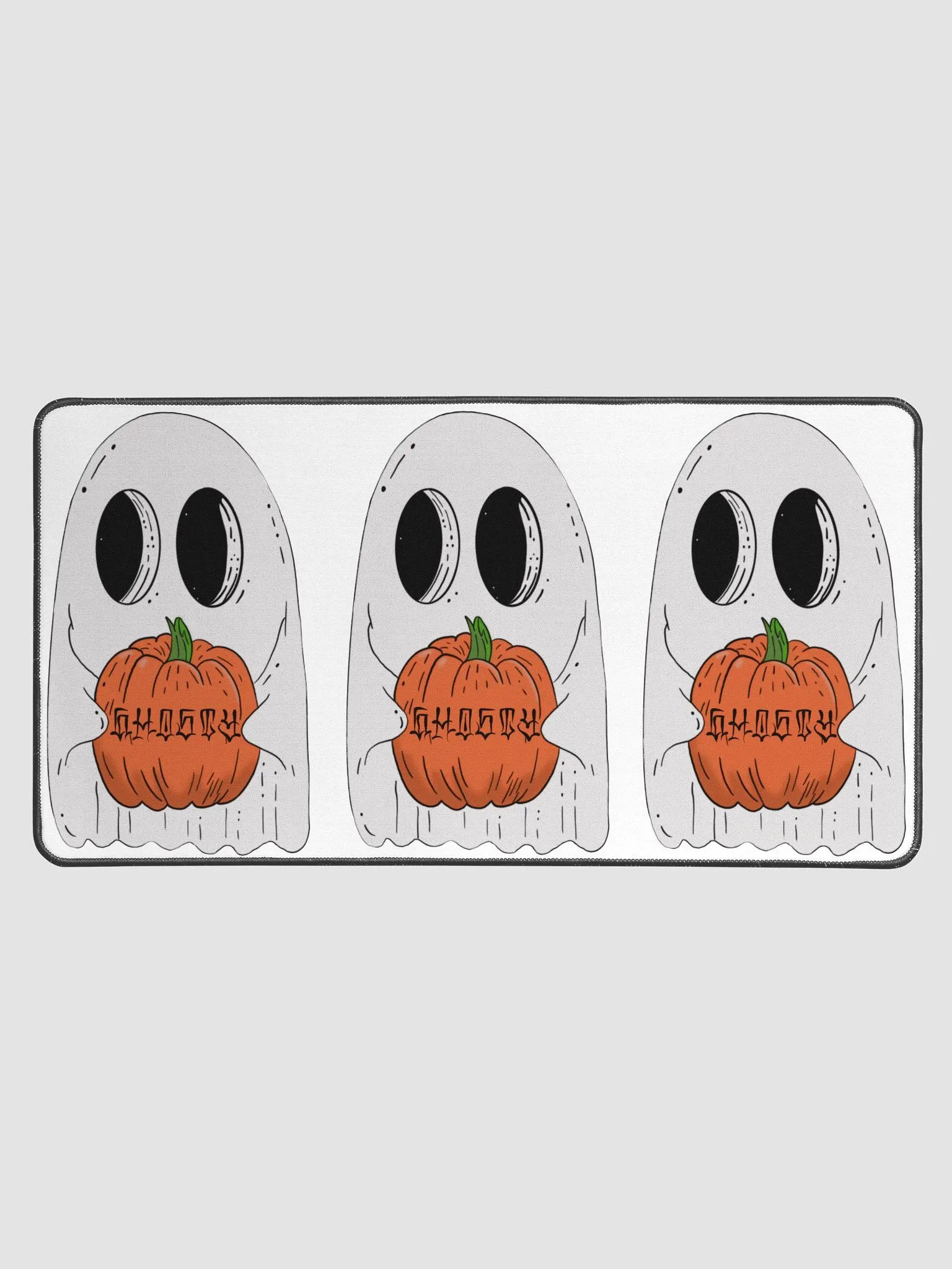 Ghost Pumpkin Desk Mat! product image (1)
