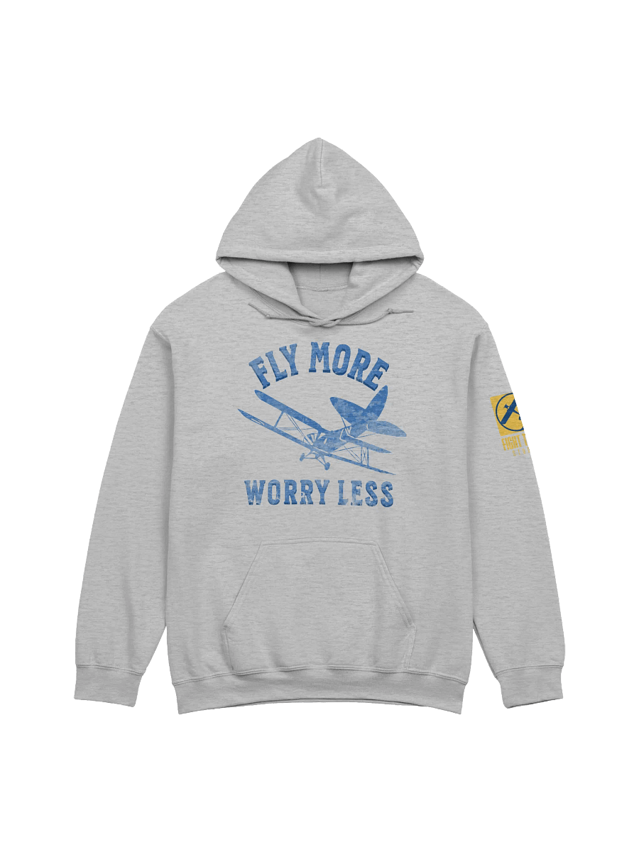 Fly More Worry Less - Biplane - Hoodie product image (28)