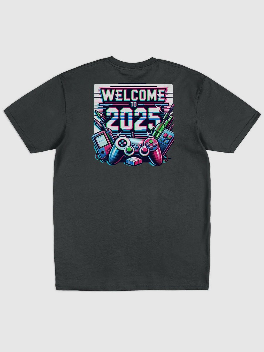 Gamer T-Shirt – Futuristic “Welcome to 2025” with RGB Lights product image (22)