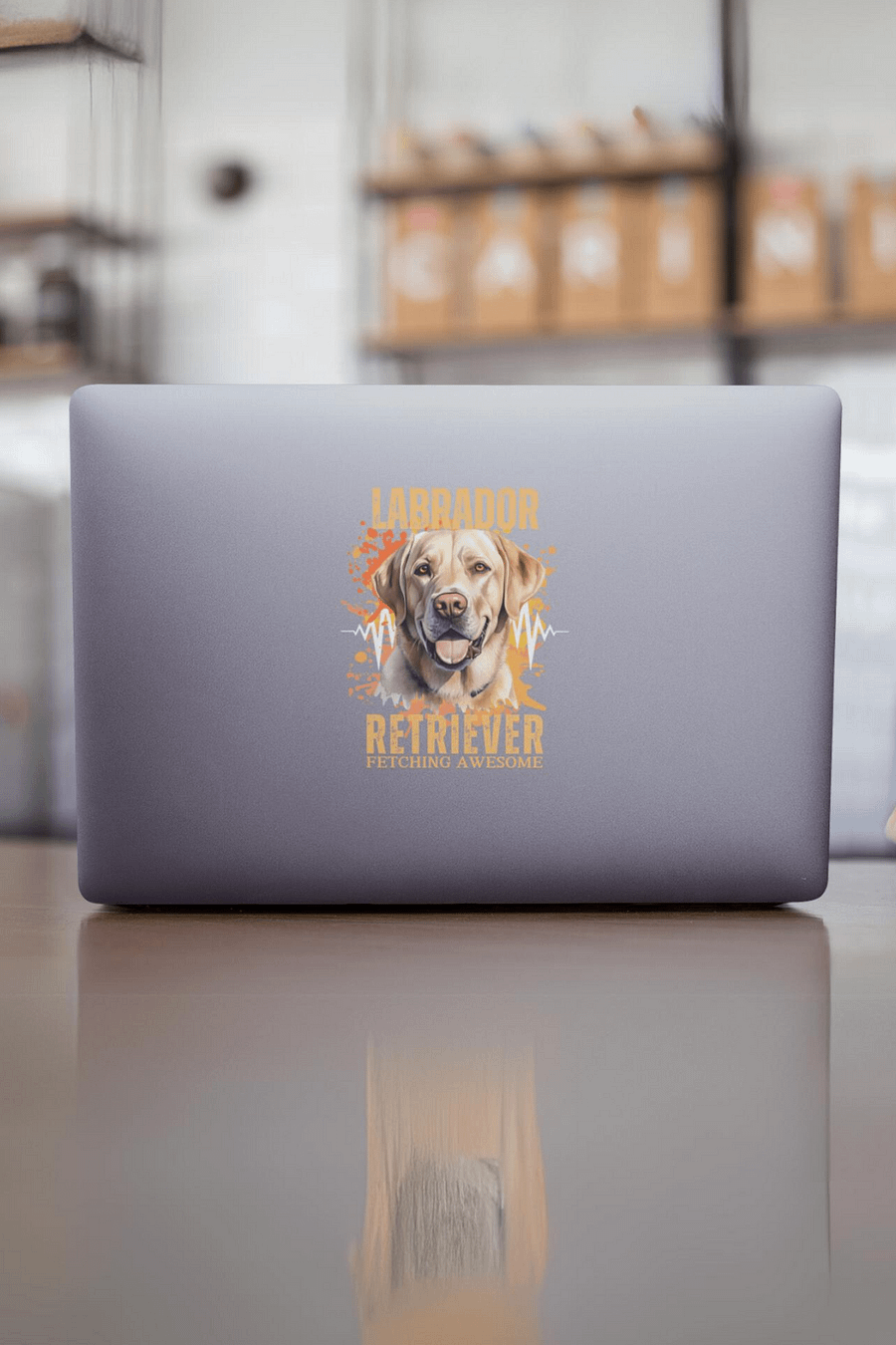 Labrador Retriever Fetching Awesome Stickers product image (2)