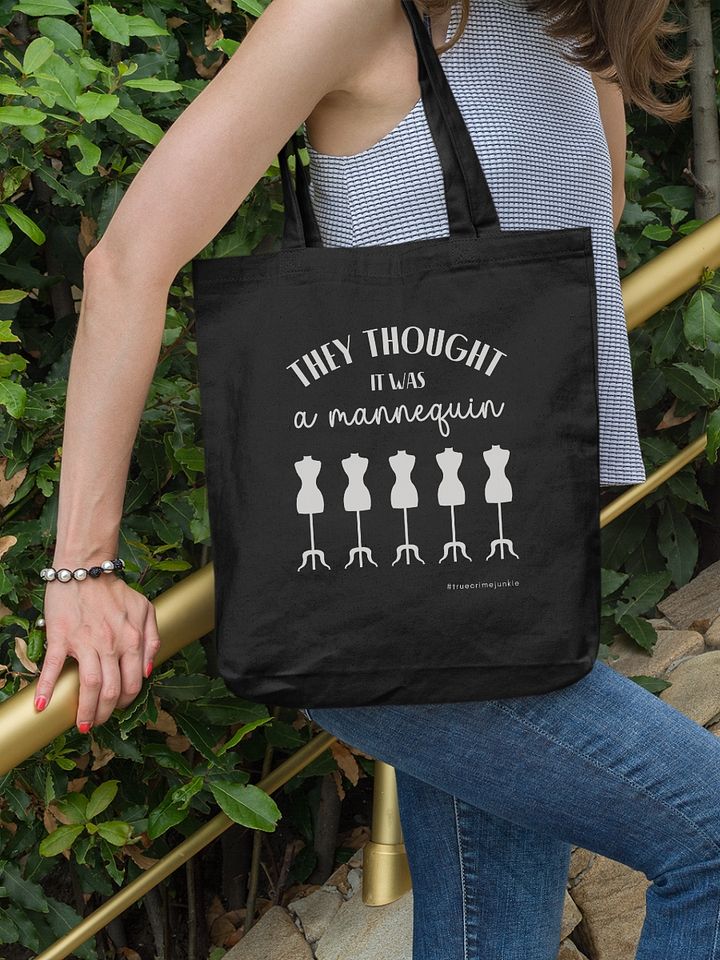 They Thought It Was A Mannequin Black Canvas Bag product image (1)