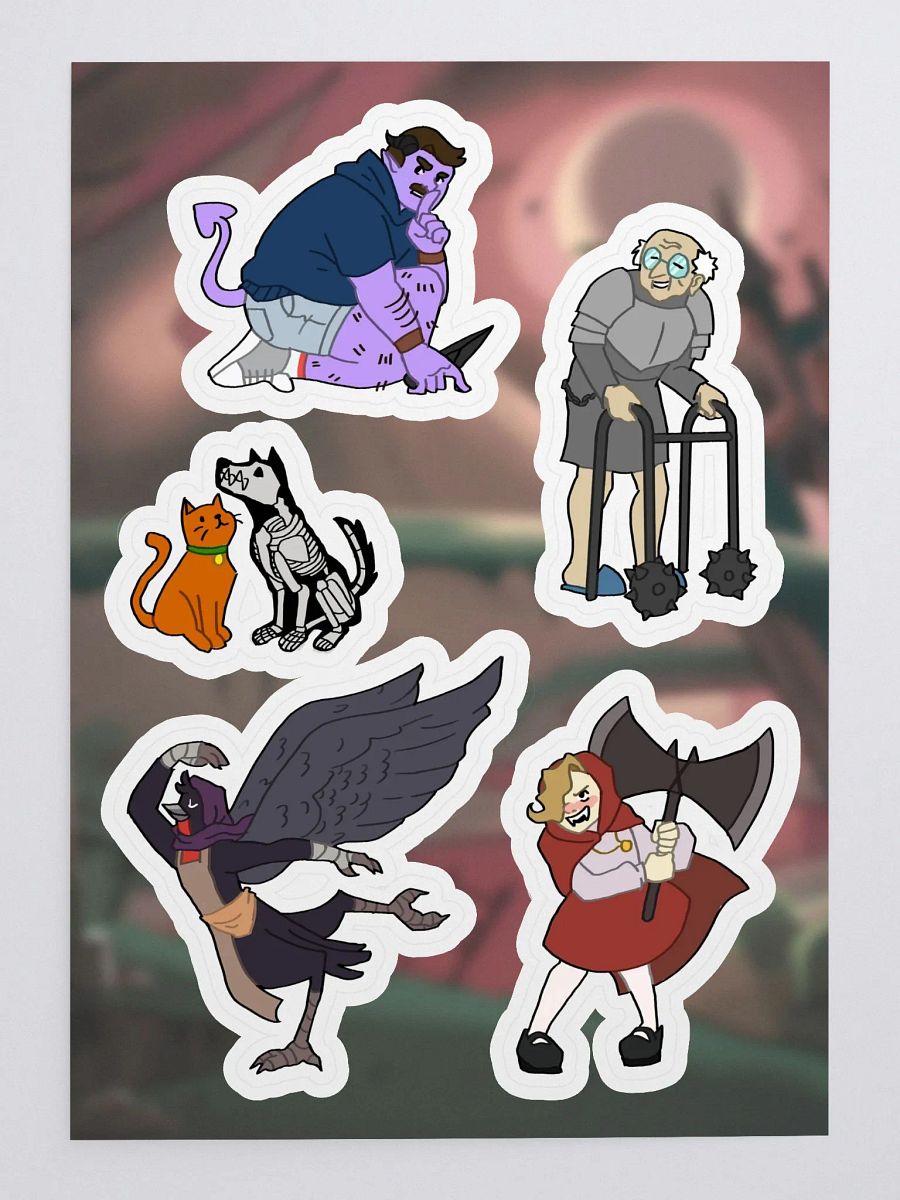 Grotethe Character Stickers product image (3)
