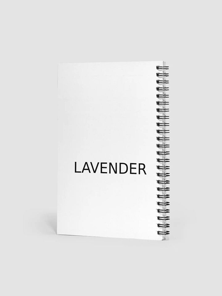 Lavender Dreams Spiral Notebook product image (2)