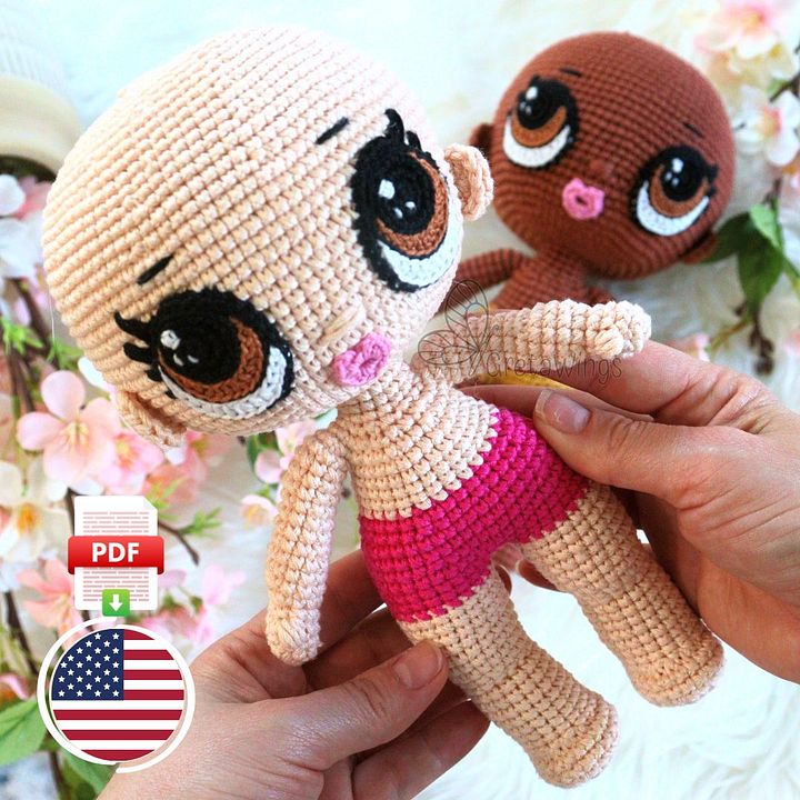 Amigurumi Base Body for LoL Dolls (Digital Download) product image (1)