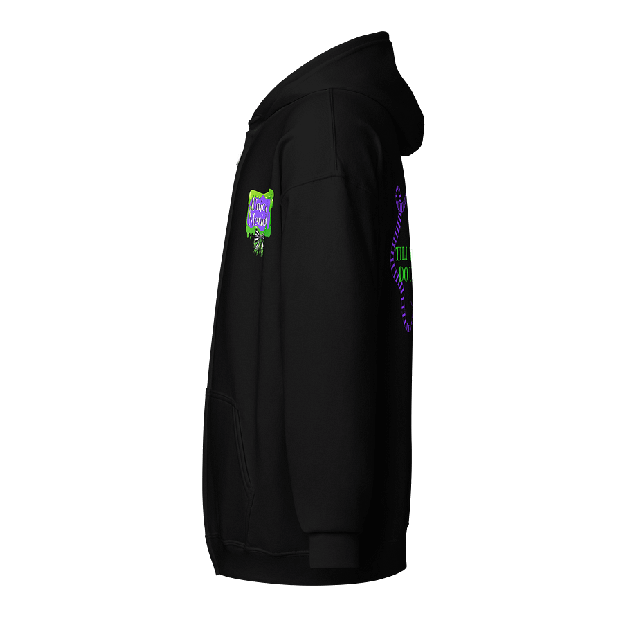 [UM Designs] Til the Living Do We Part - Unisex Zip Hoodie product image (3)